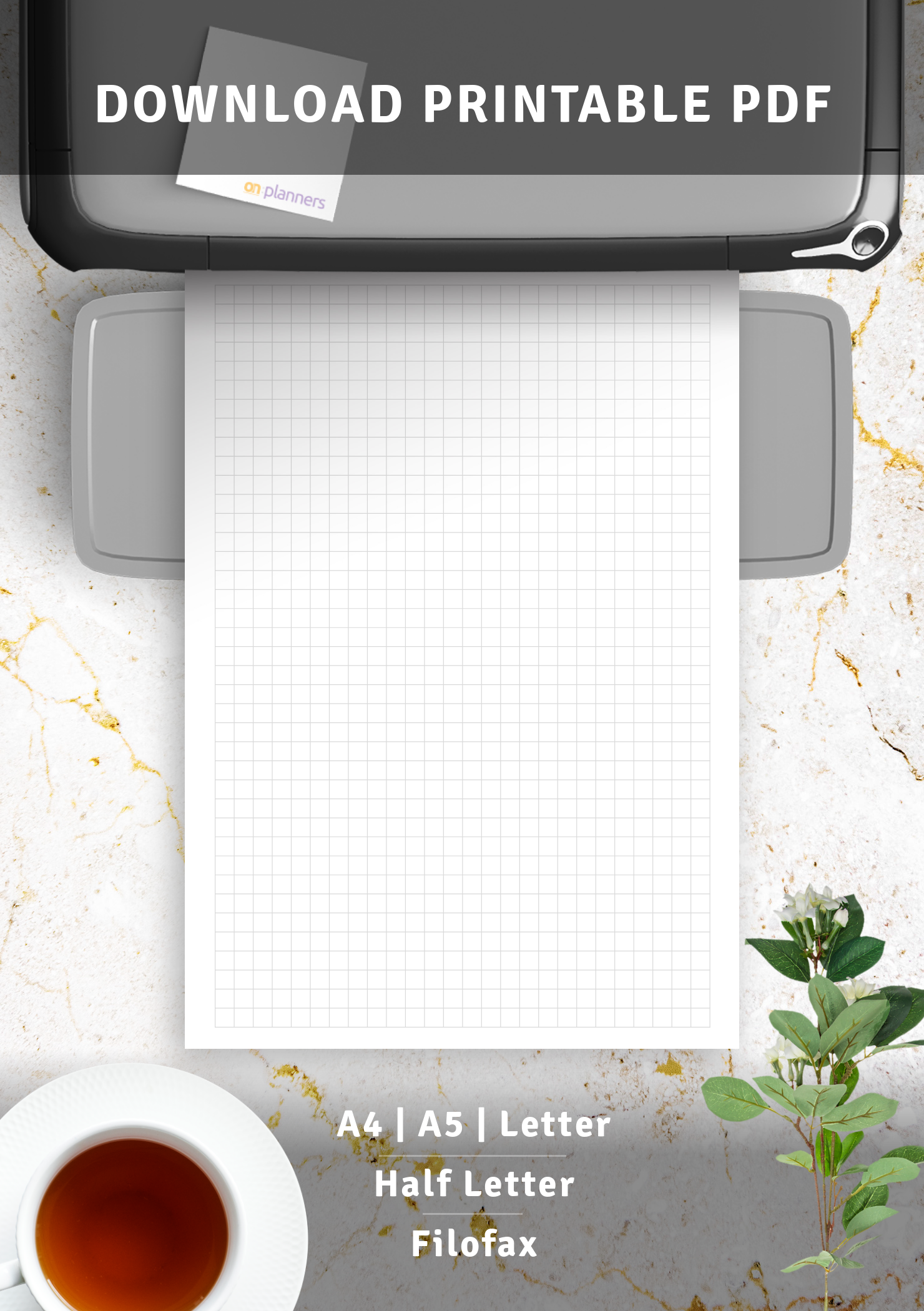 Download Printable 5 Squares Per Inch Graph Paper PDF