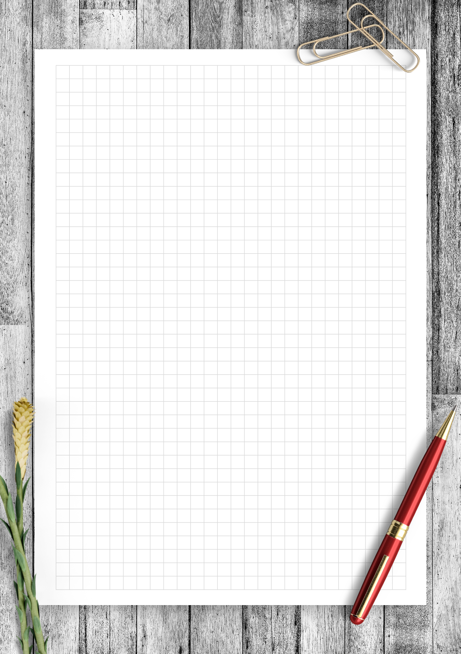 5 Squares Per Inch Graph Paper