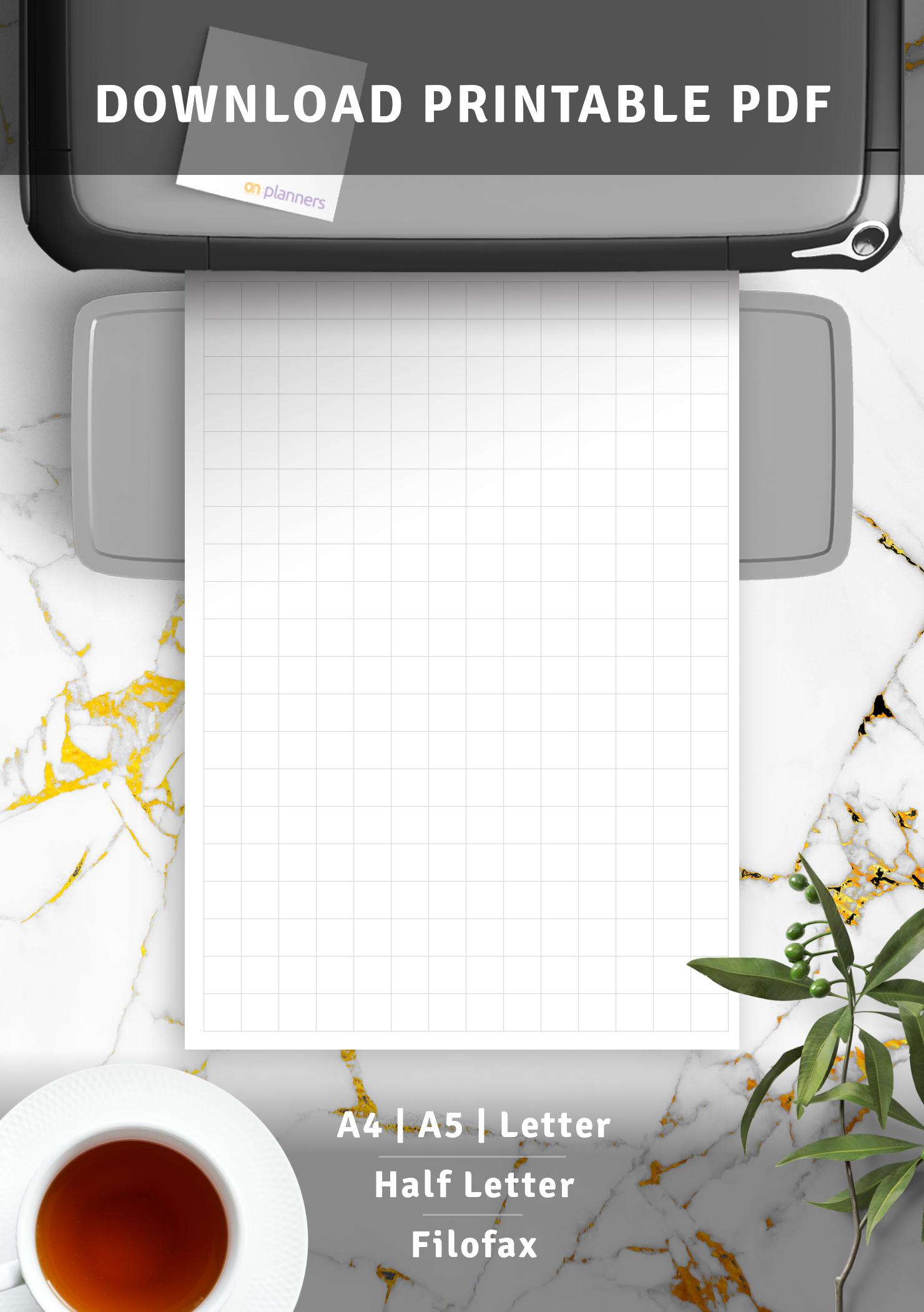 Download Printable Graph Paper 1cm Square PDF