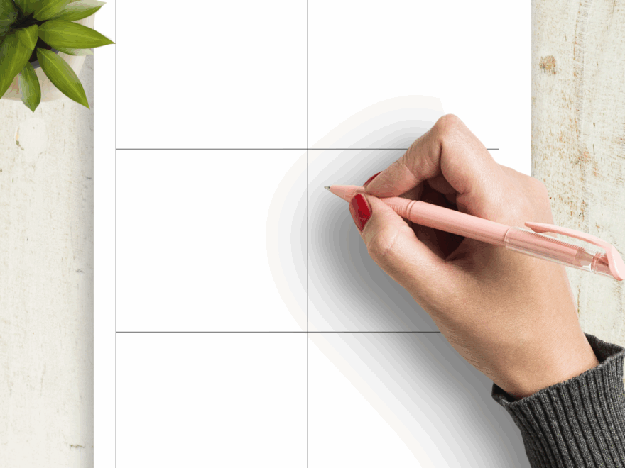 Download Printable Square Grid 6 Blocks PDF