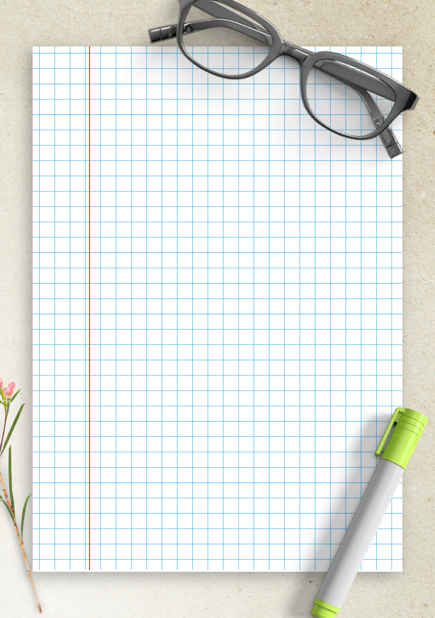 Wide Graph Paper Printable
