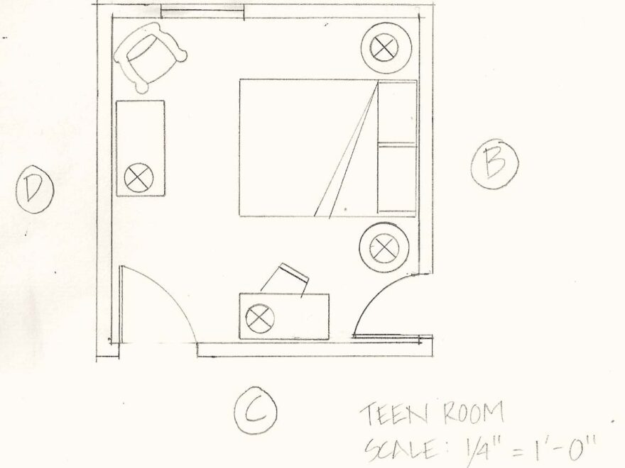Drafting A Floor Plan ANG And JOEY