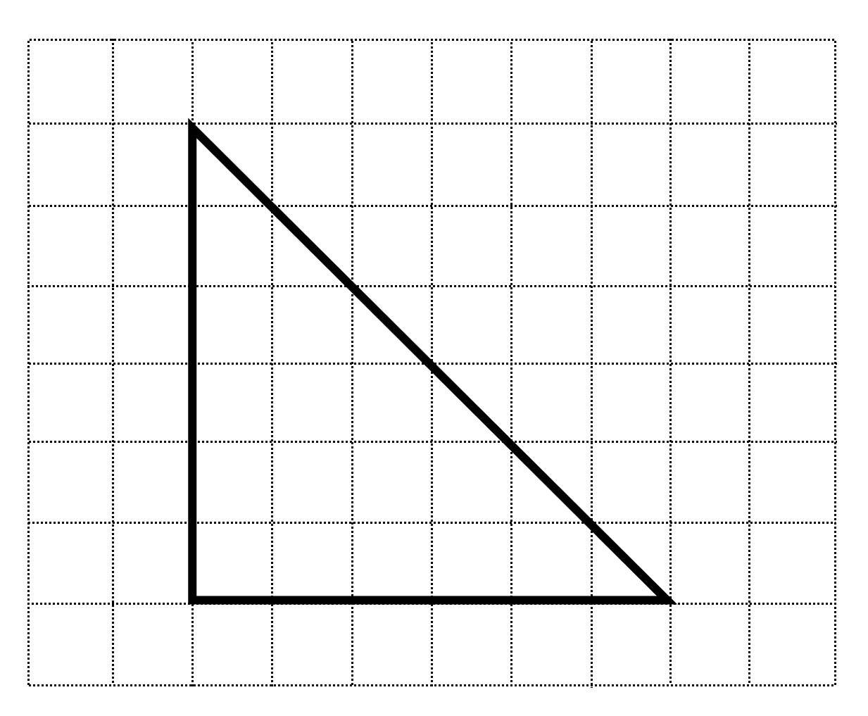 Triangle On Graph Paper Triangle On Graph Paper