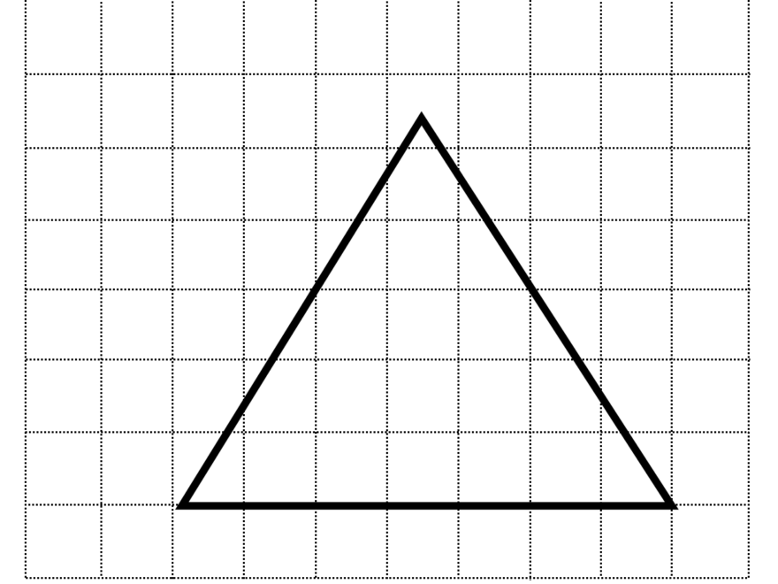 Draw The Following Shapeongraph Paper And Find The Number Of Lines Of Symmetry Isosceles Triangle