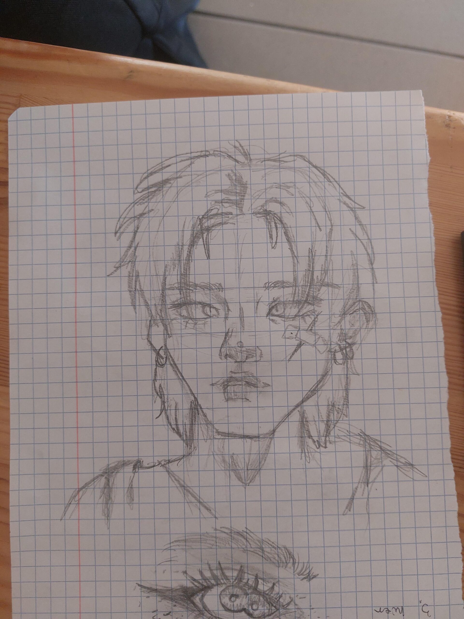 Graph Paper Drawing Easy Of A Person