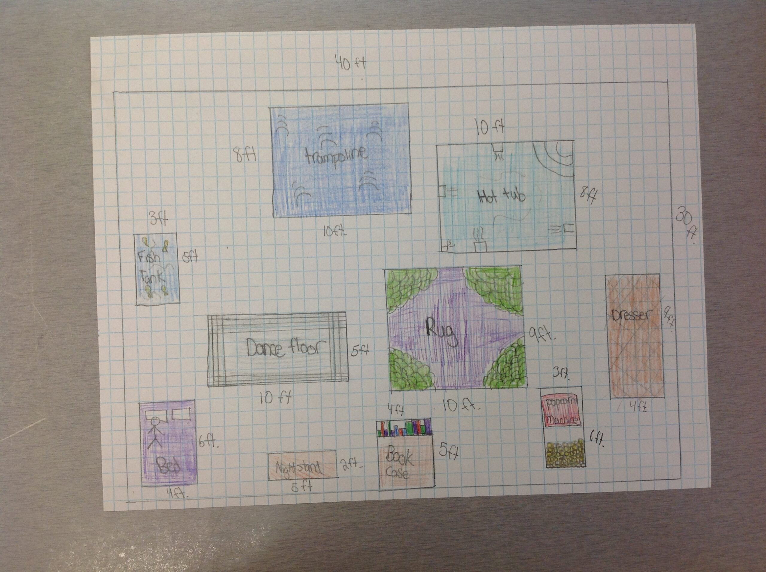 Graph Paper House Dream