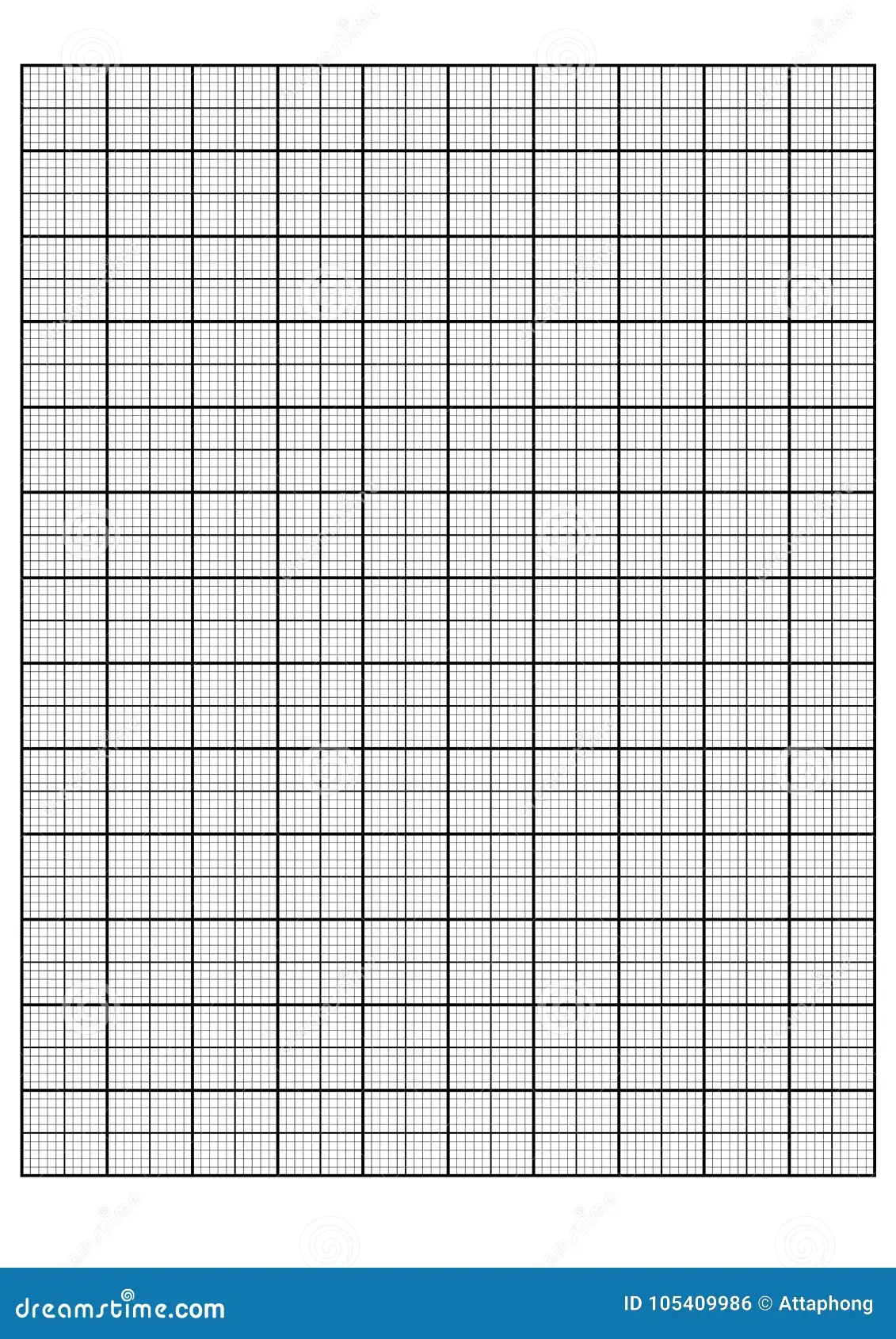 Full Page Graph Paper Template