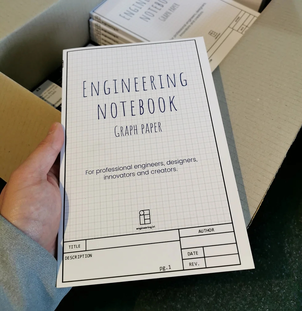 Engineering Notebook Graph Paper Edition Engineering IRL