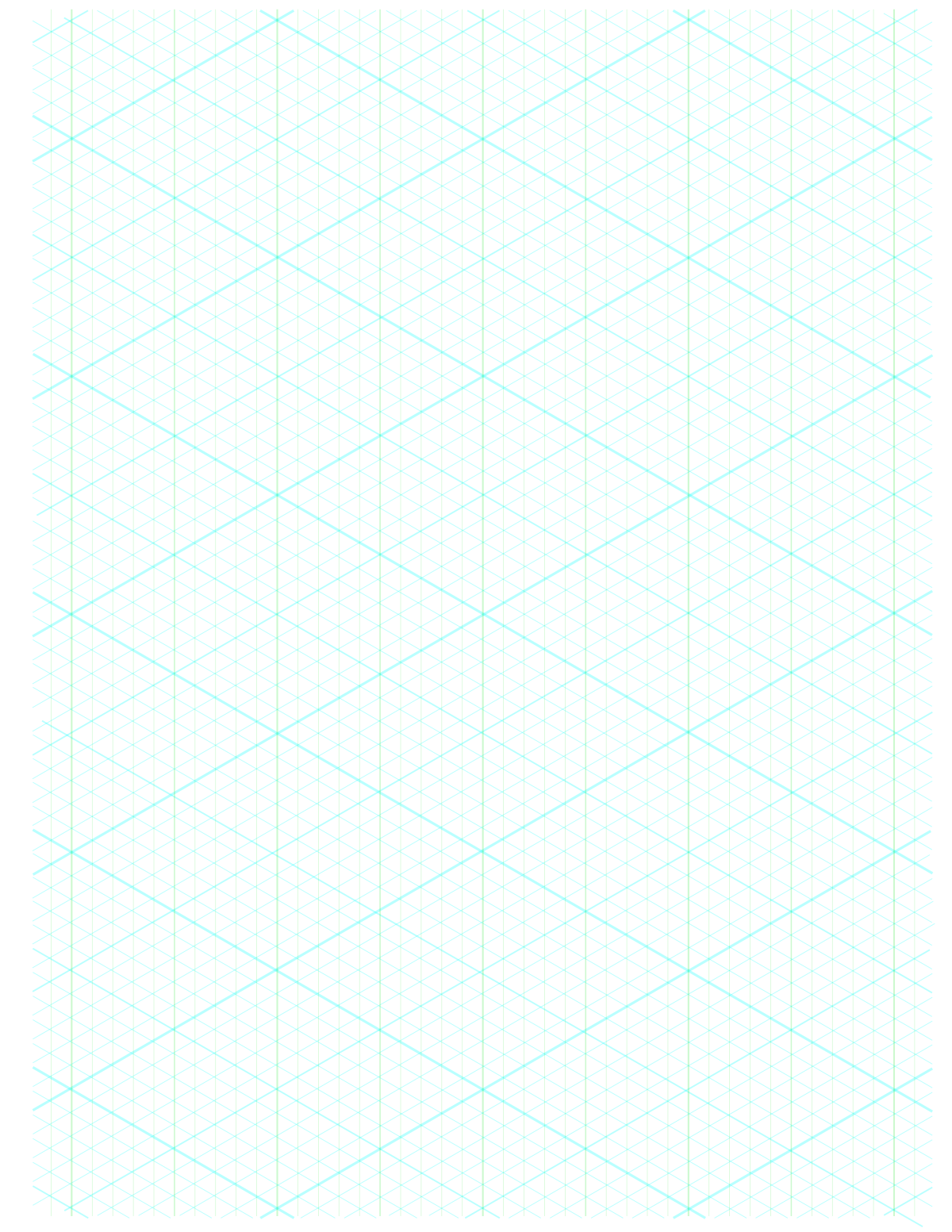 Isometric Grid Graph Paper