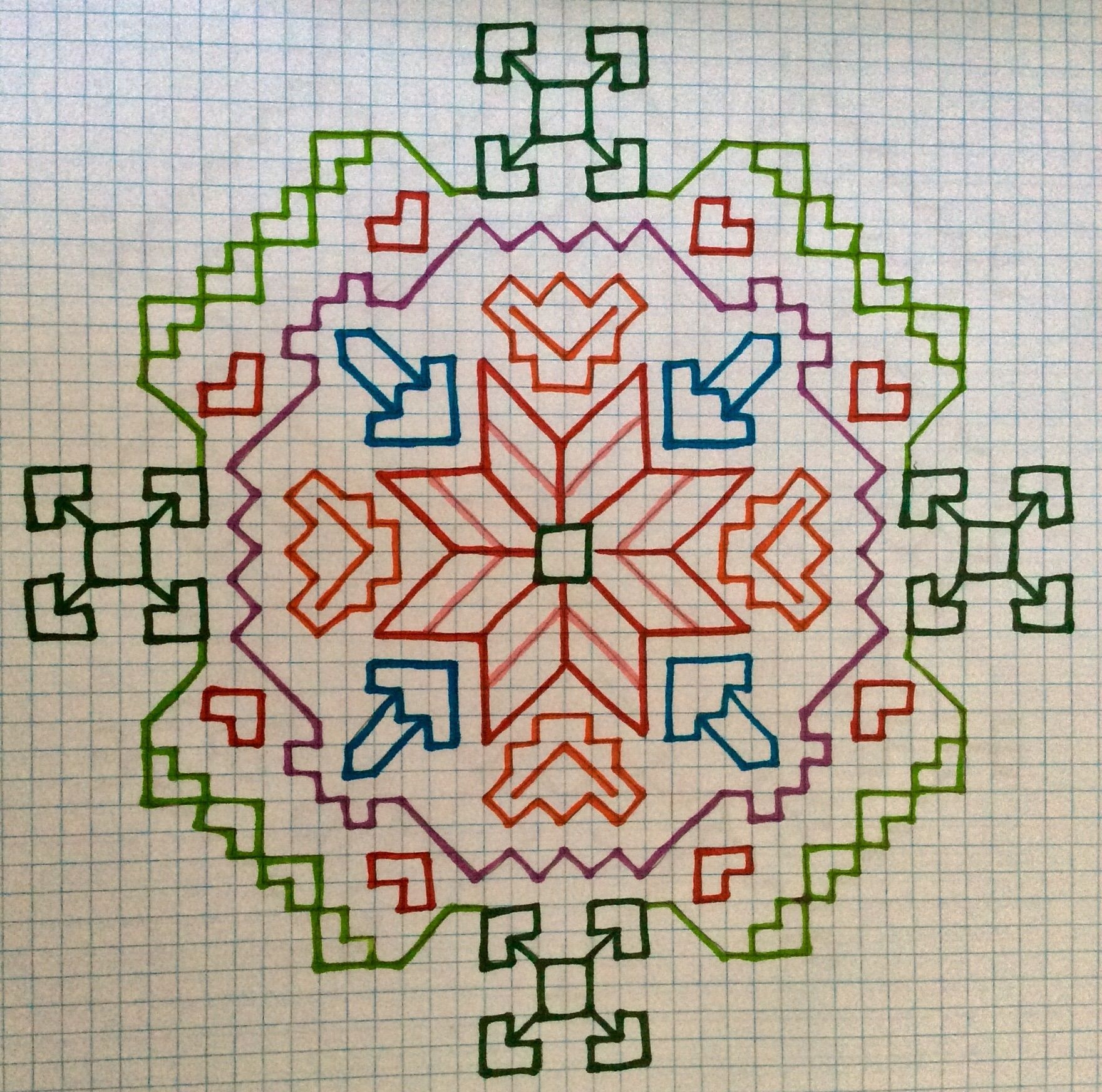 Designs On Graph Paper