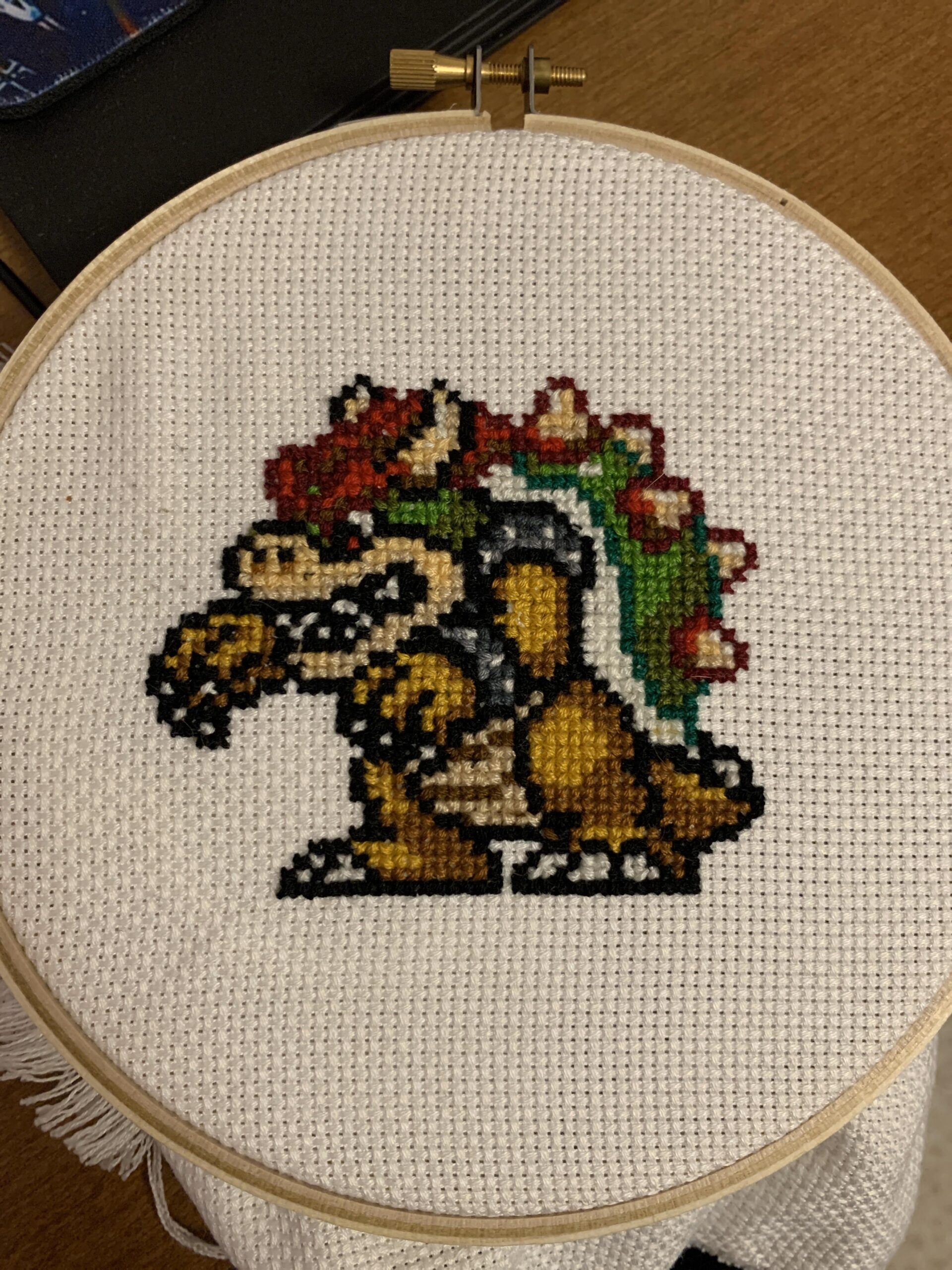 FO Rawr 3 Easy Simple Pattern That I Made With Graph Paper And Colored Markers R CrossStitch