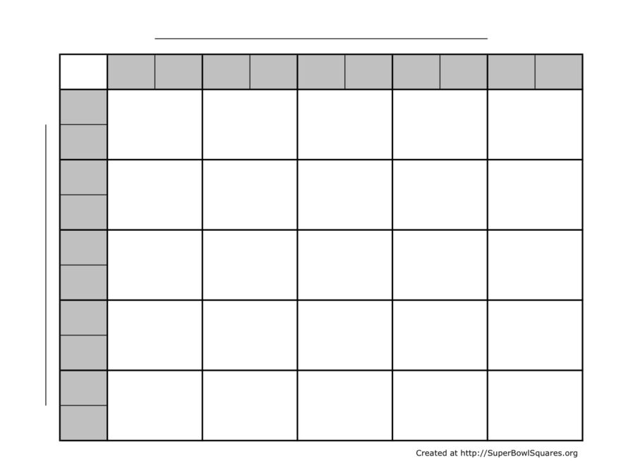 Football Squares Super Bowl Squares Play Football Squares Online