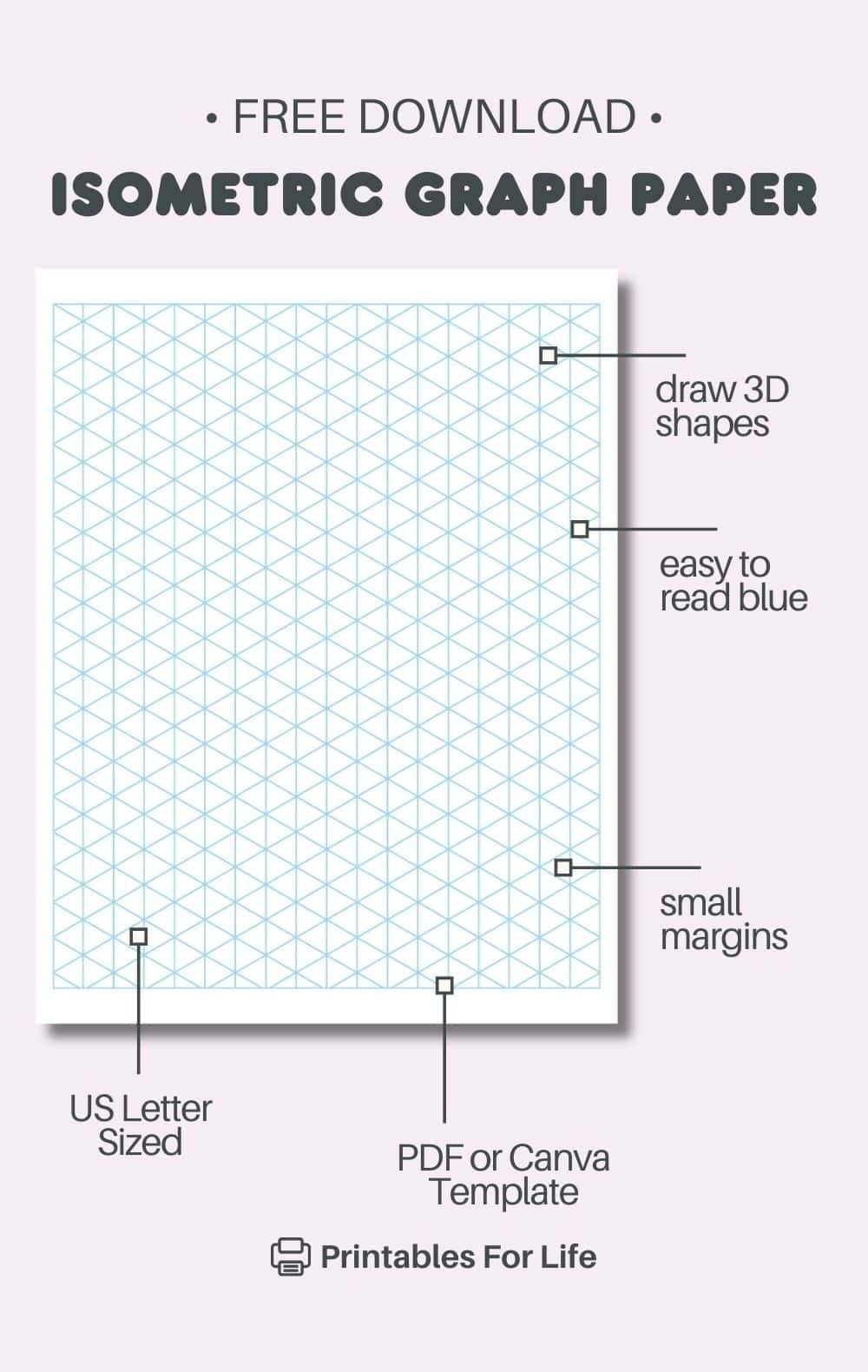 Isometric Drawing Graph Paper