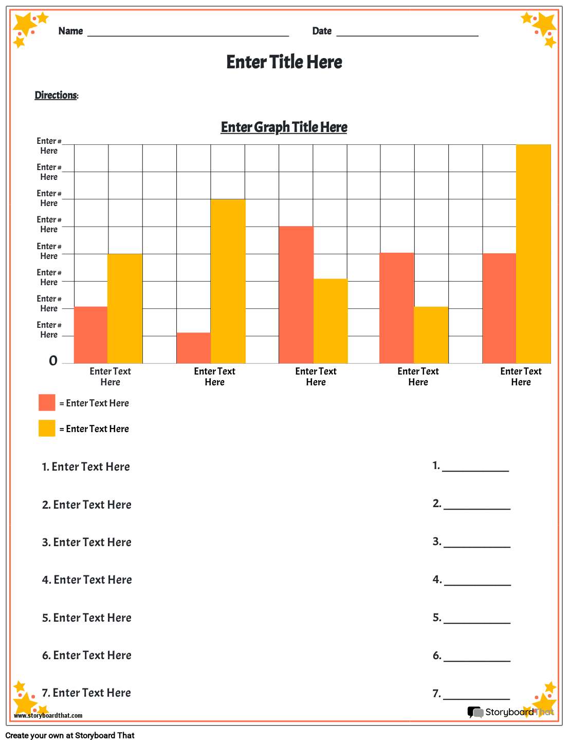 Free Bar Graph Maker Templates Bar Charts Online Worksheets Library