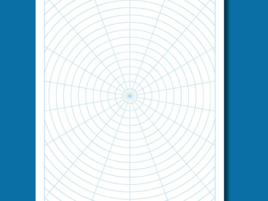 Free Circle Graph Paper Polar Graph Paper