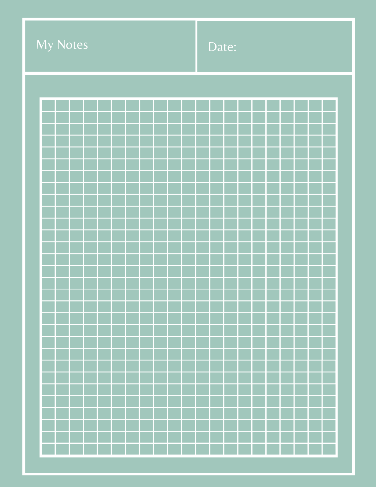 Free Graph Paper Note Template To Edit Online