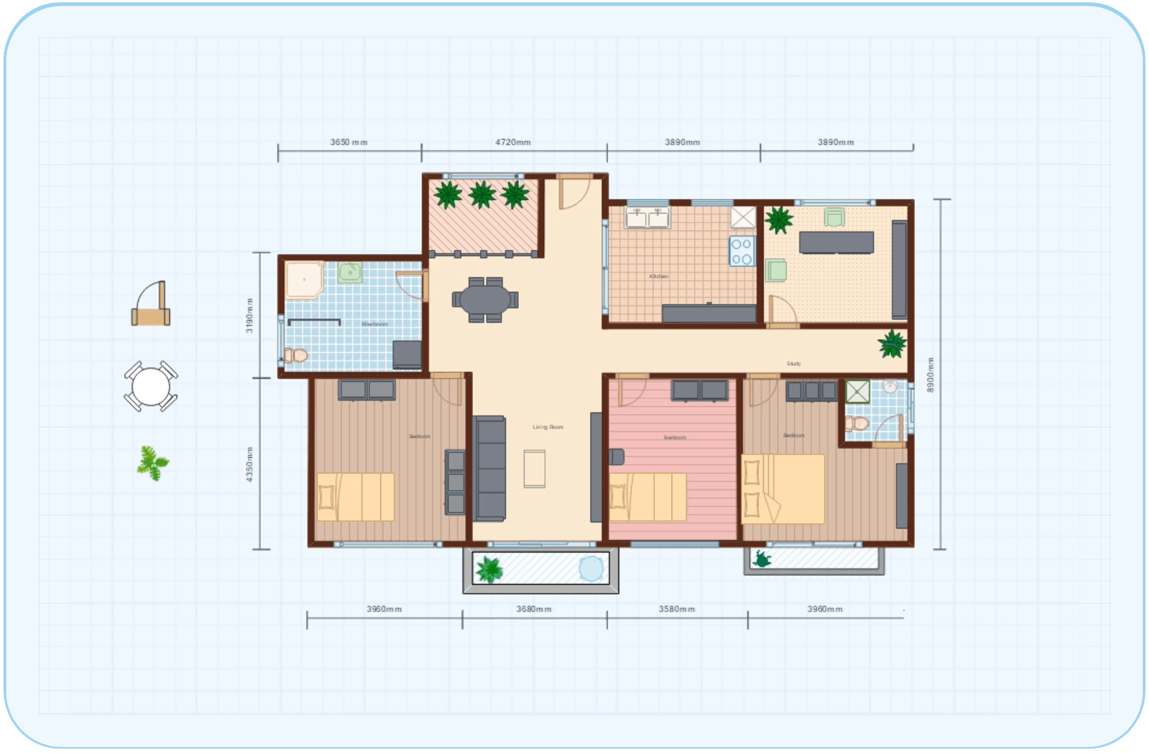 Free Online Floor Plan Creator AI Support 