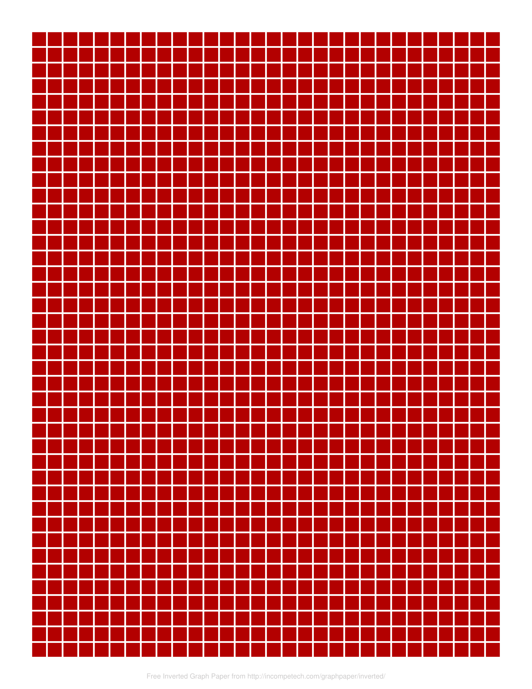 Free Online Graph Paper Inverted