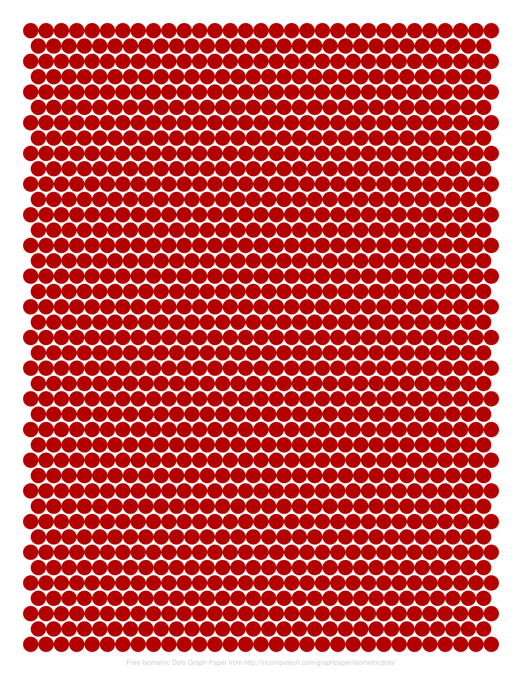 Isometric Dot Graph Paper Printable