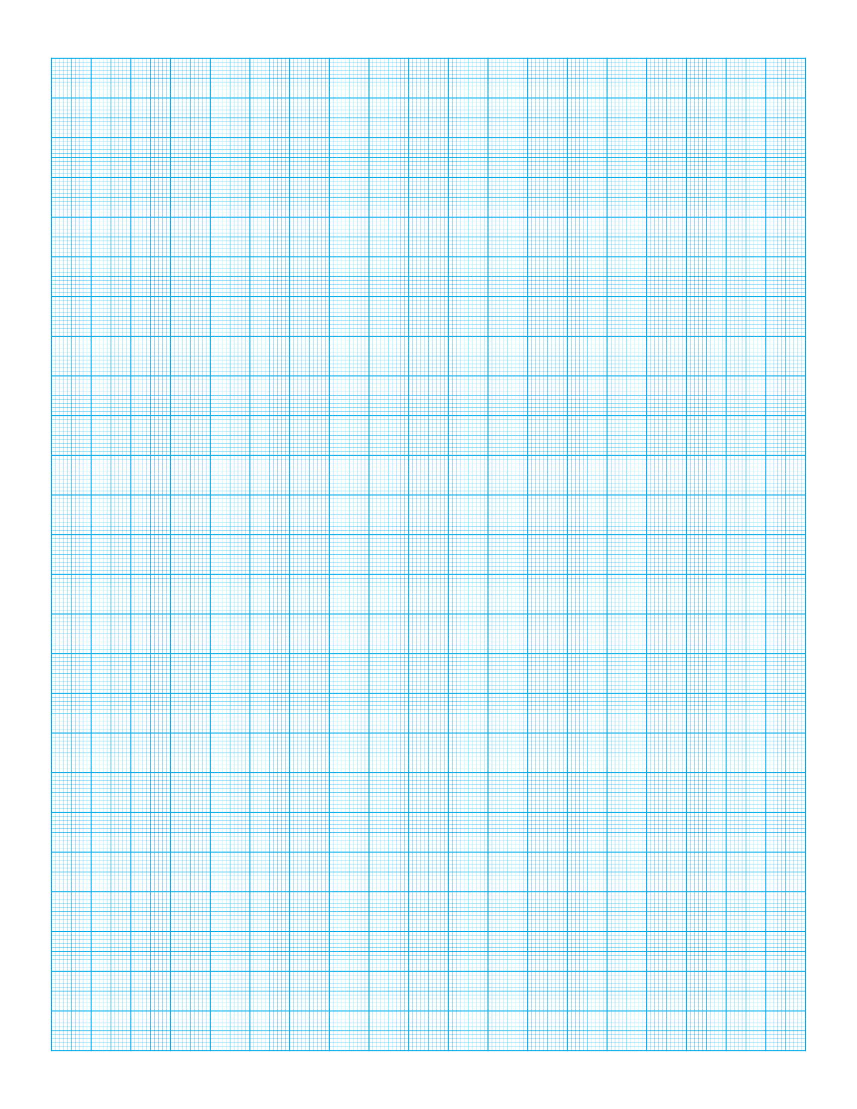 1mm X 1mm Graph Paper