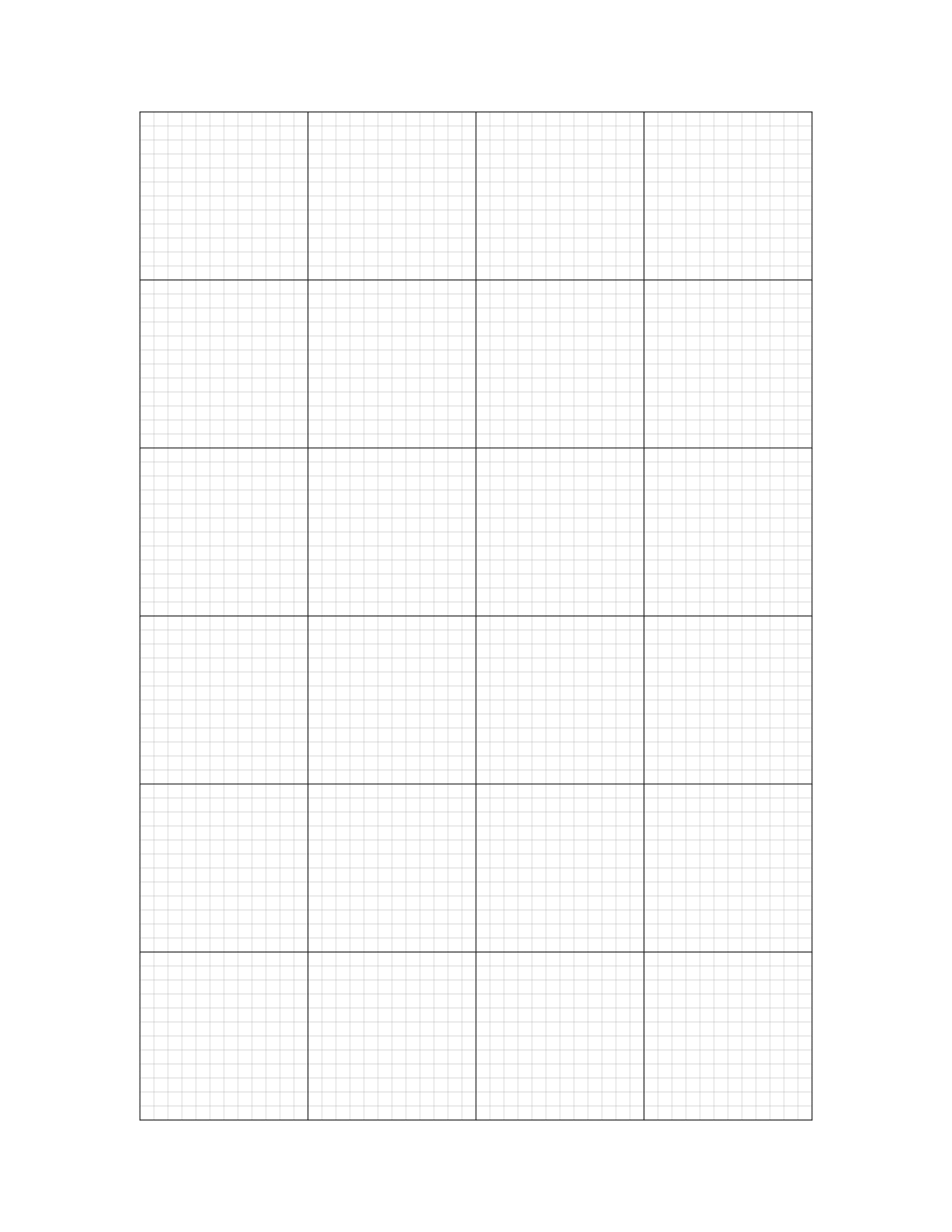 Graph Paper Eighth Inch