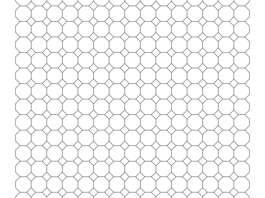 Free Online Graph Paper Octagonal