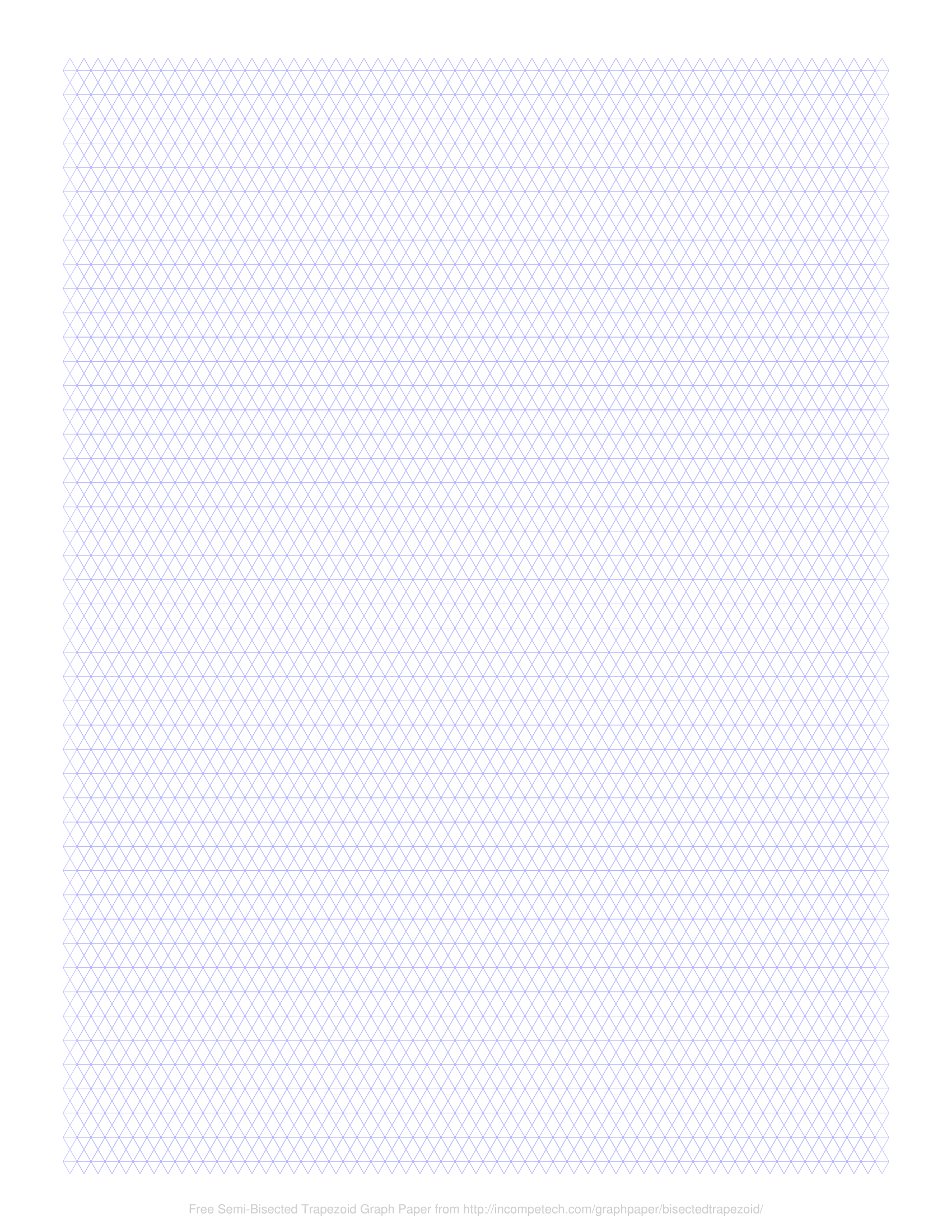 Free Online Graph Paper Semi Bisected Trapezoid Rhombus