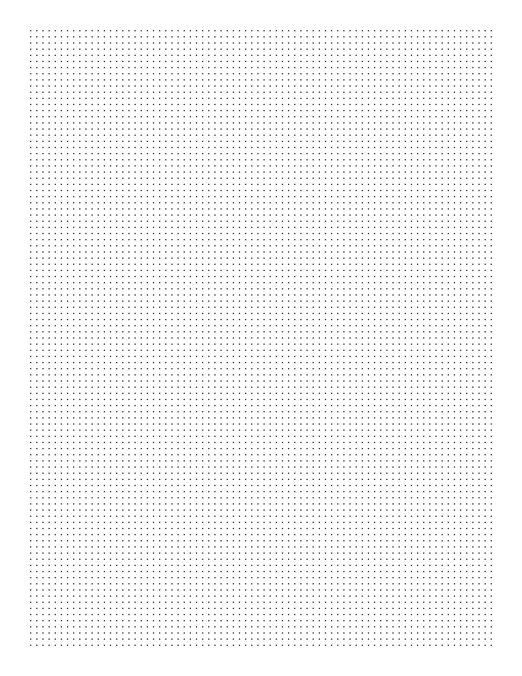 Dark Printable Square Graph Paper