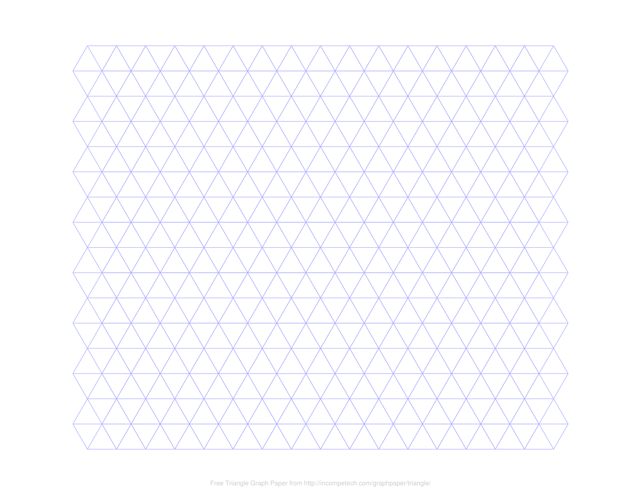 Free Online Graph Paper Triangle