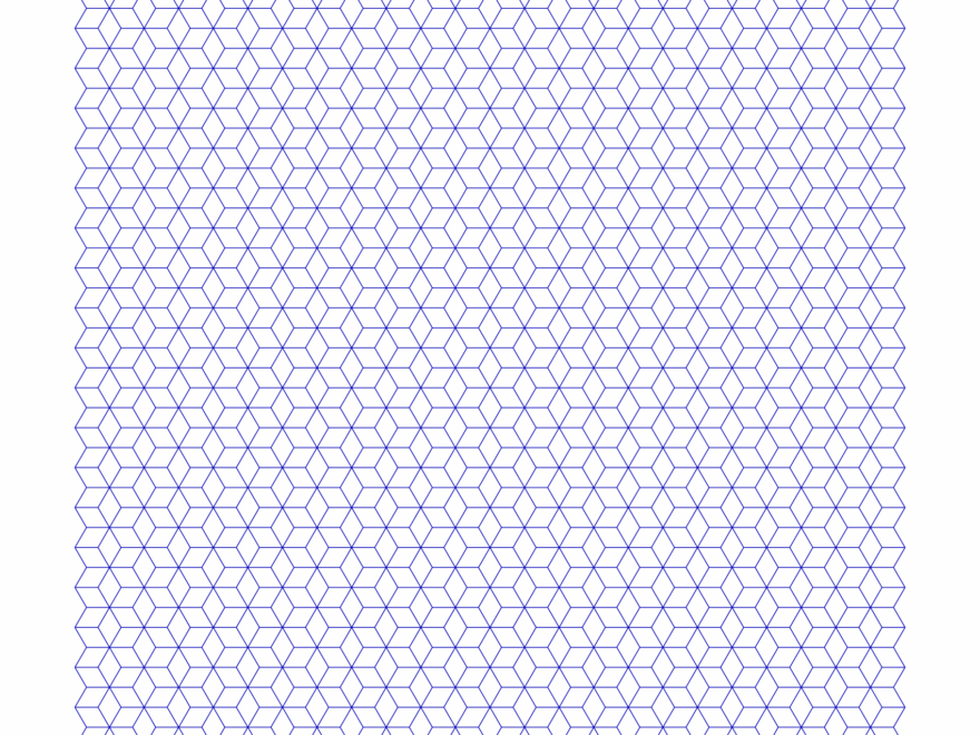 Free Online Graph Paper Tumbling Block