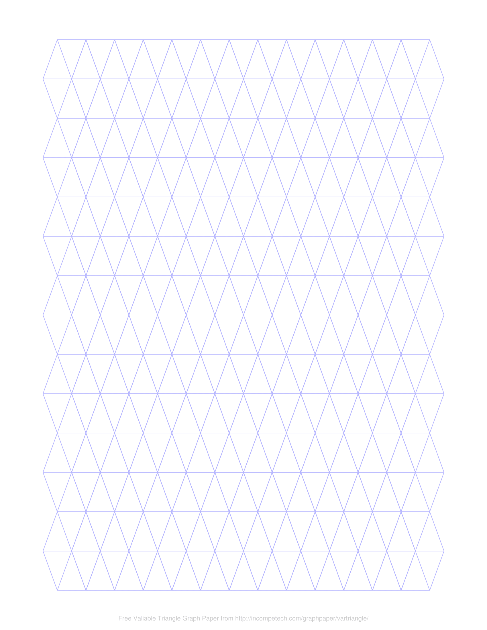 Free Online Graph Paper Variable Angle Triangles