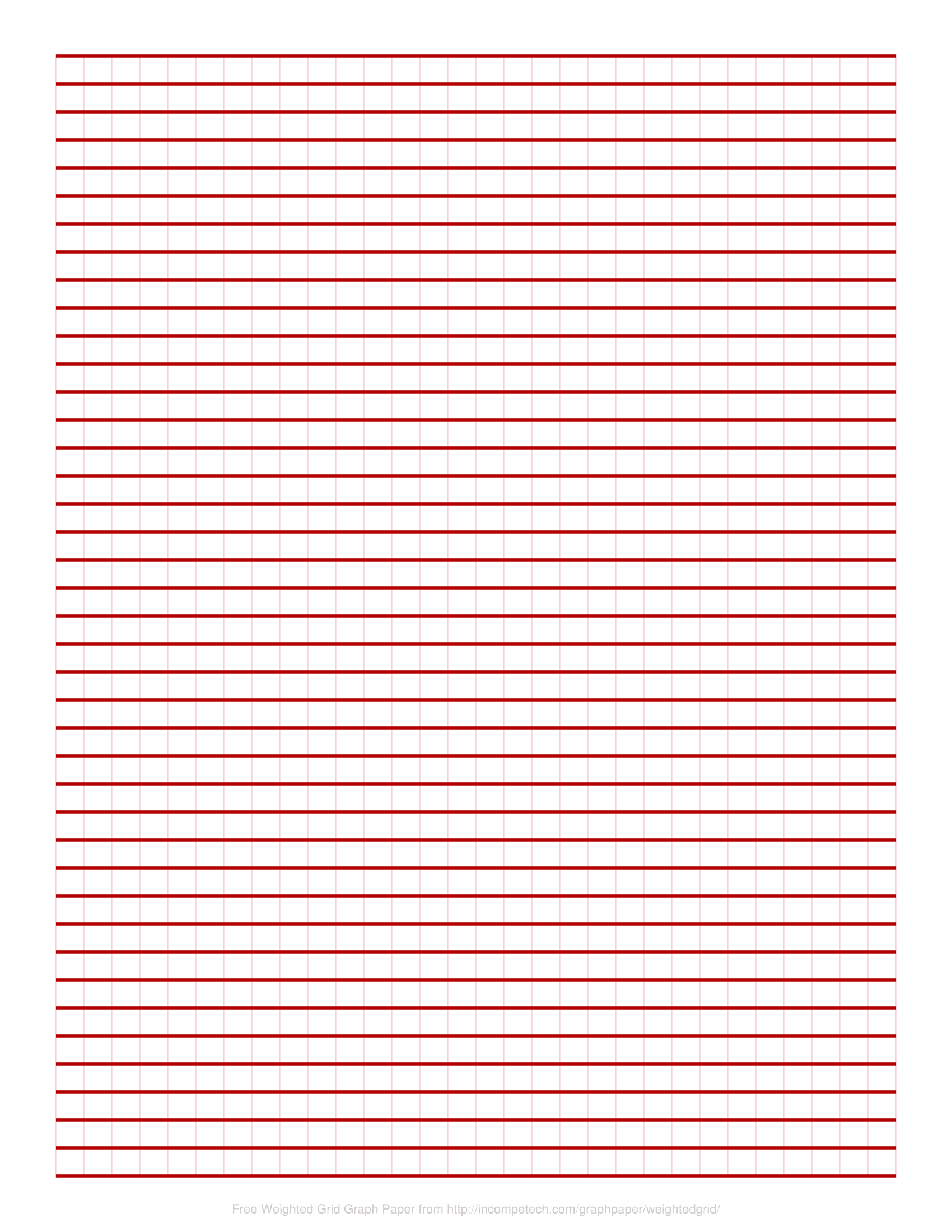 Graph Paper Red Lines Graph Paper Red Lines