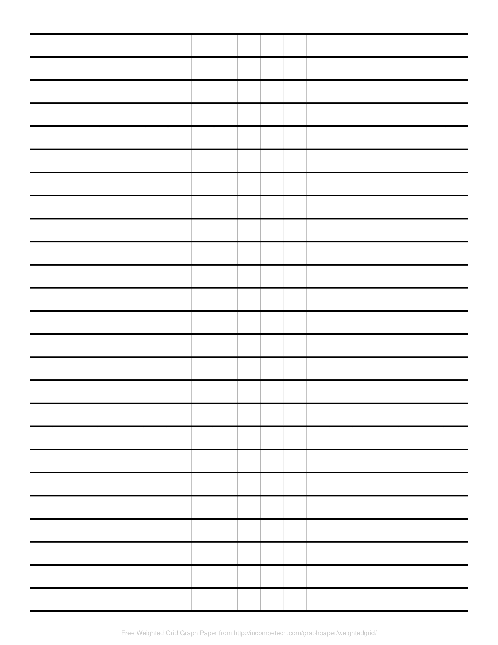 Free Online Graph Paper Weighted Grid