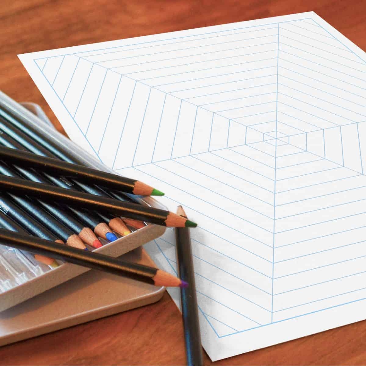 Free Perspective Grid Paper