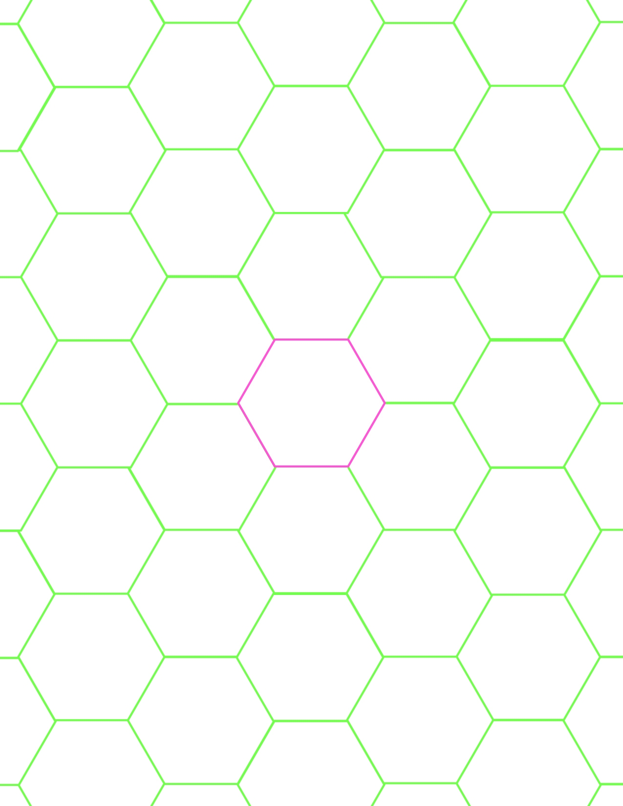 Free Printable 1 inch Hexagon Templates Grid Layout Graph Paper Printables Hub