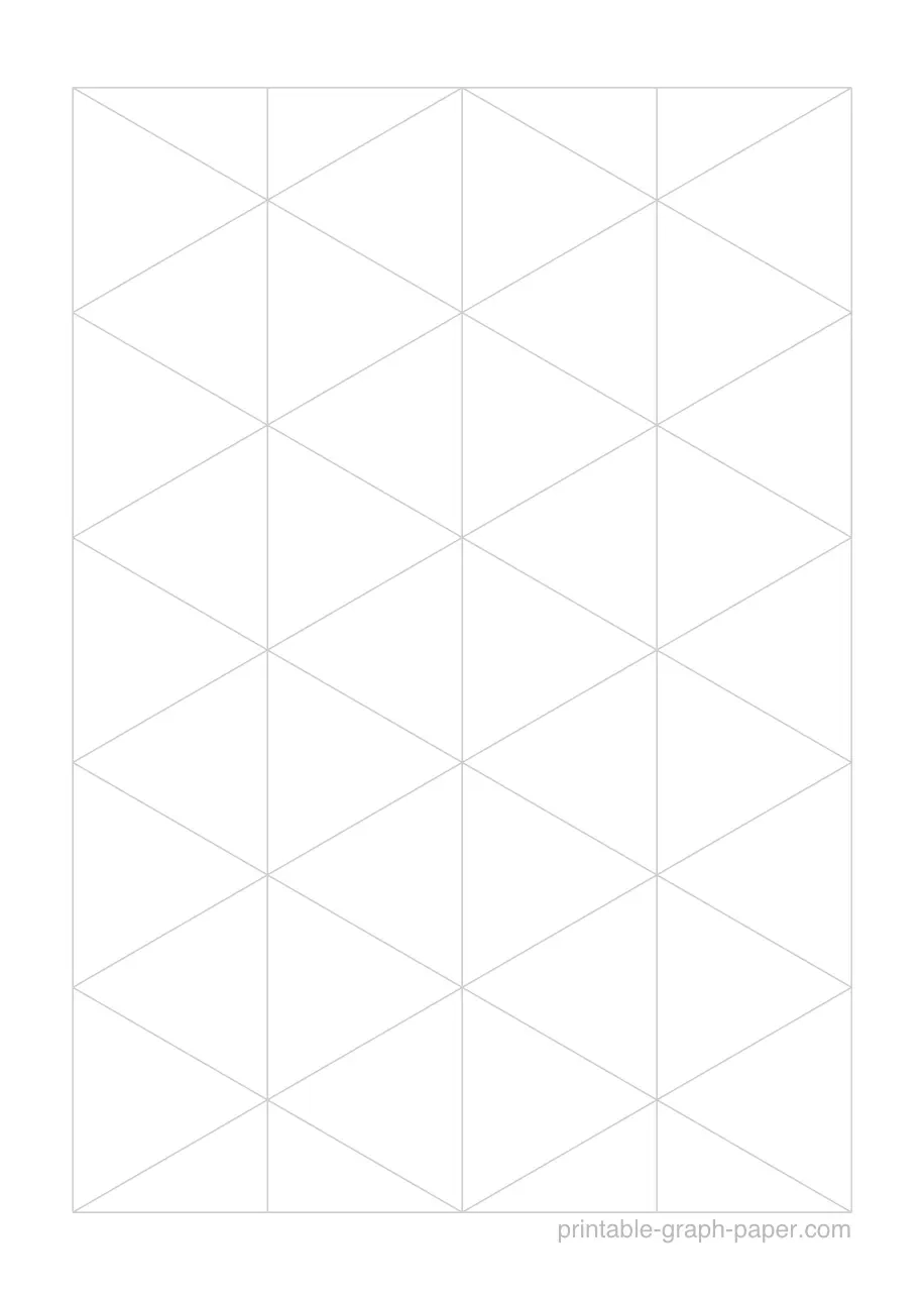 Isometric Graph Paper Printable Students
