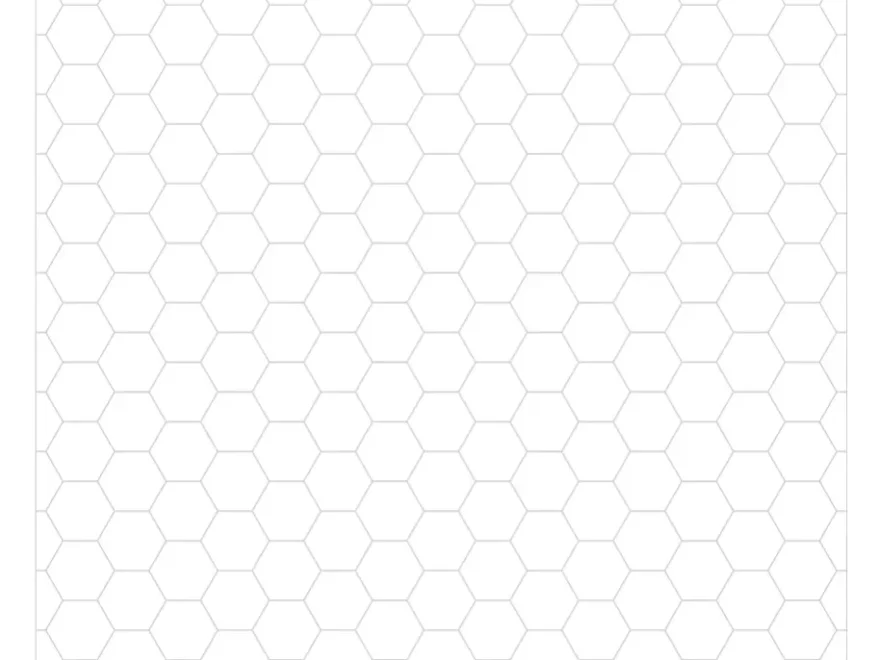Free Printable 1cm Hexagonal Graph Paper Download And Print PDF