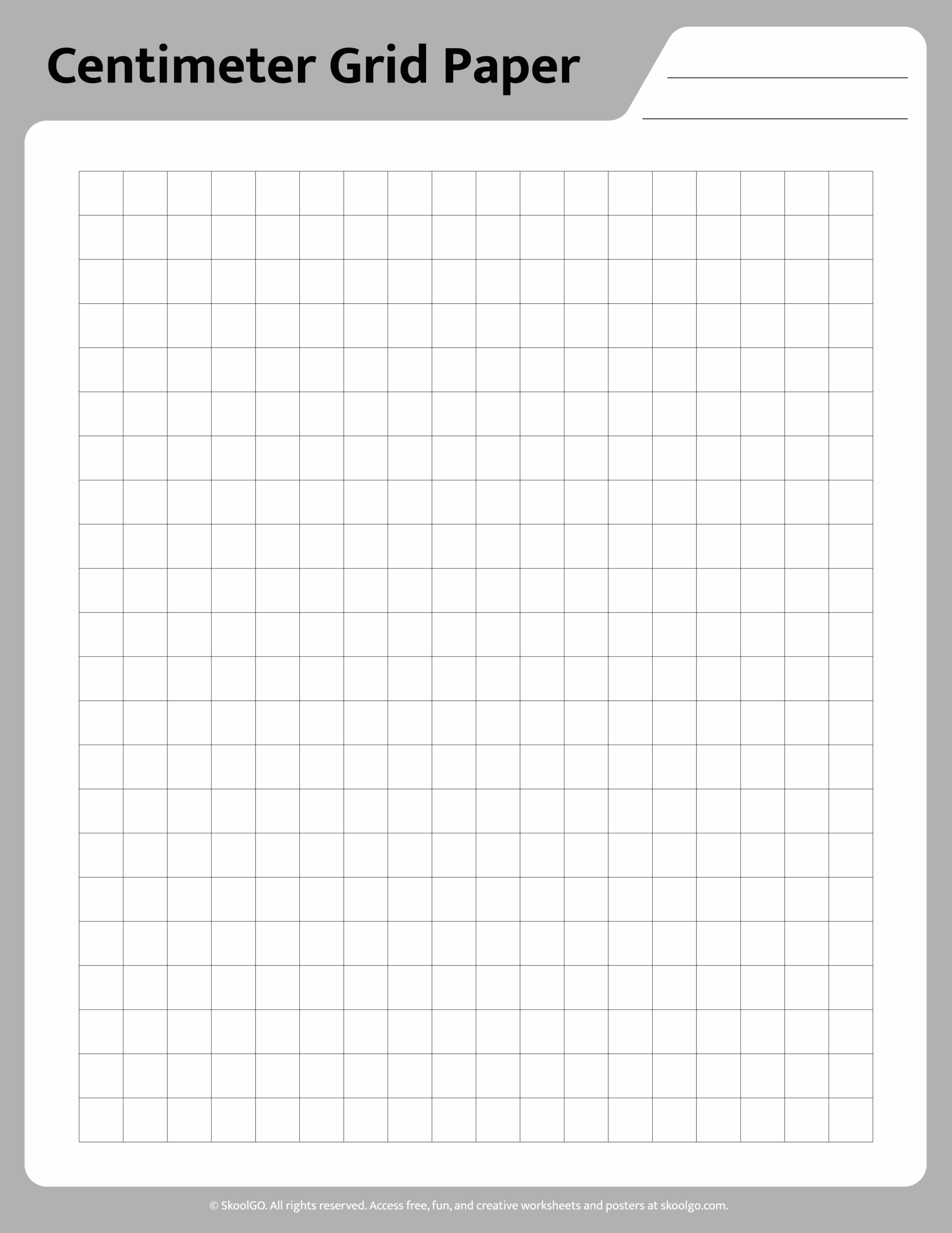 Large-Scale Graph Paper Free Printable