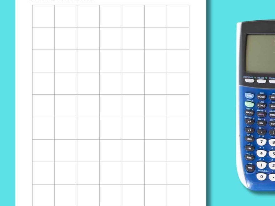 Free Printable Graph Paper 1 Inch Grid PDF Format