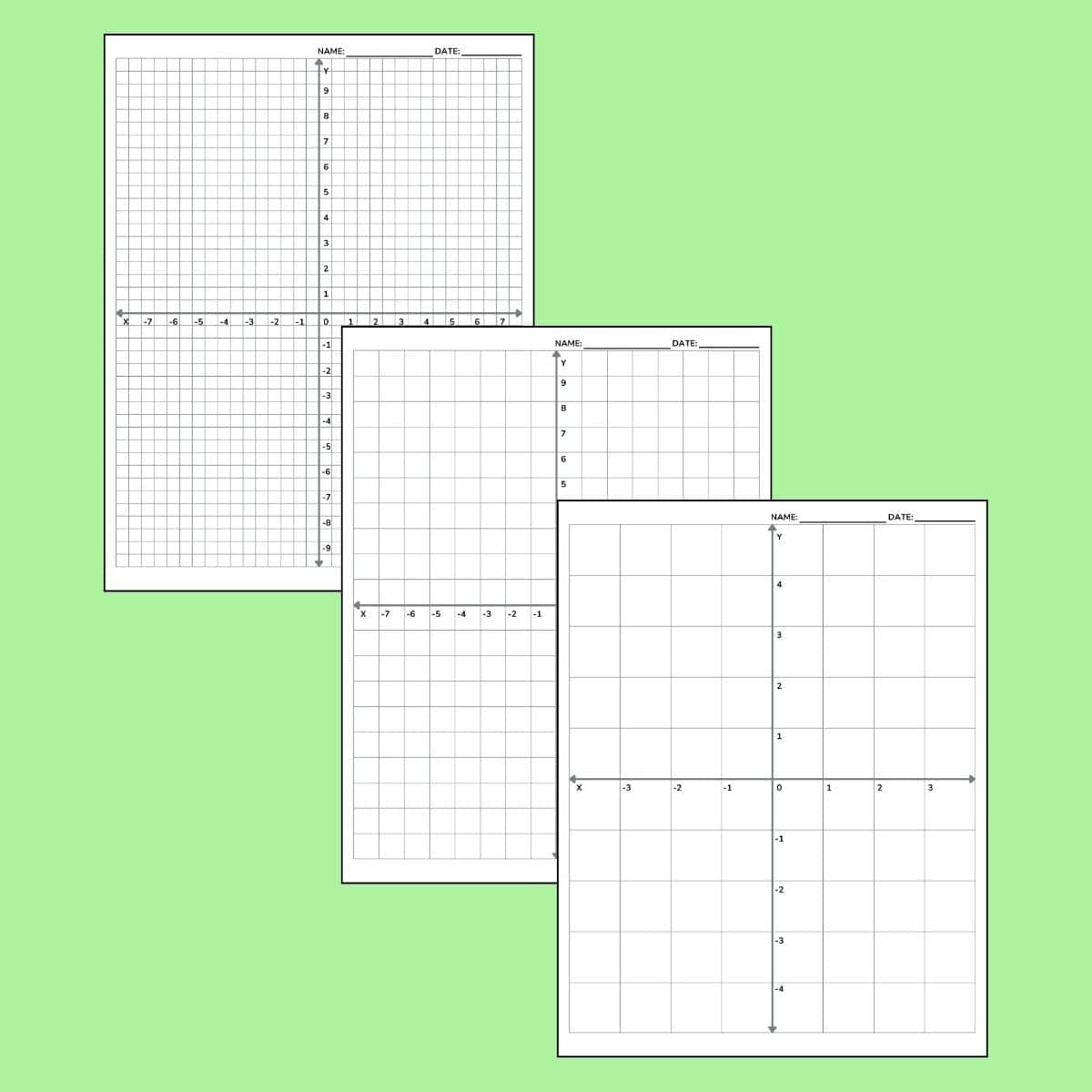 4 Rectangle Graph Paper Printable
