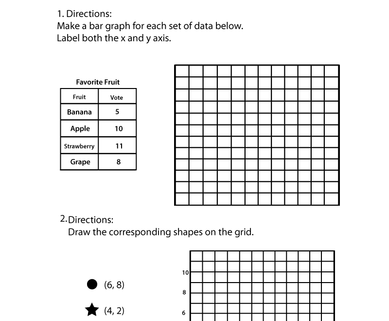 Free Printable Graphing Practice Worksheet