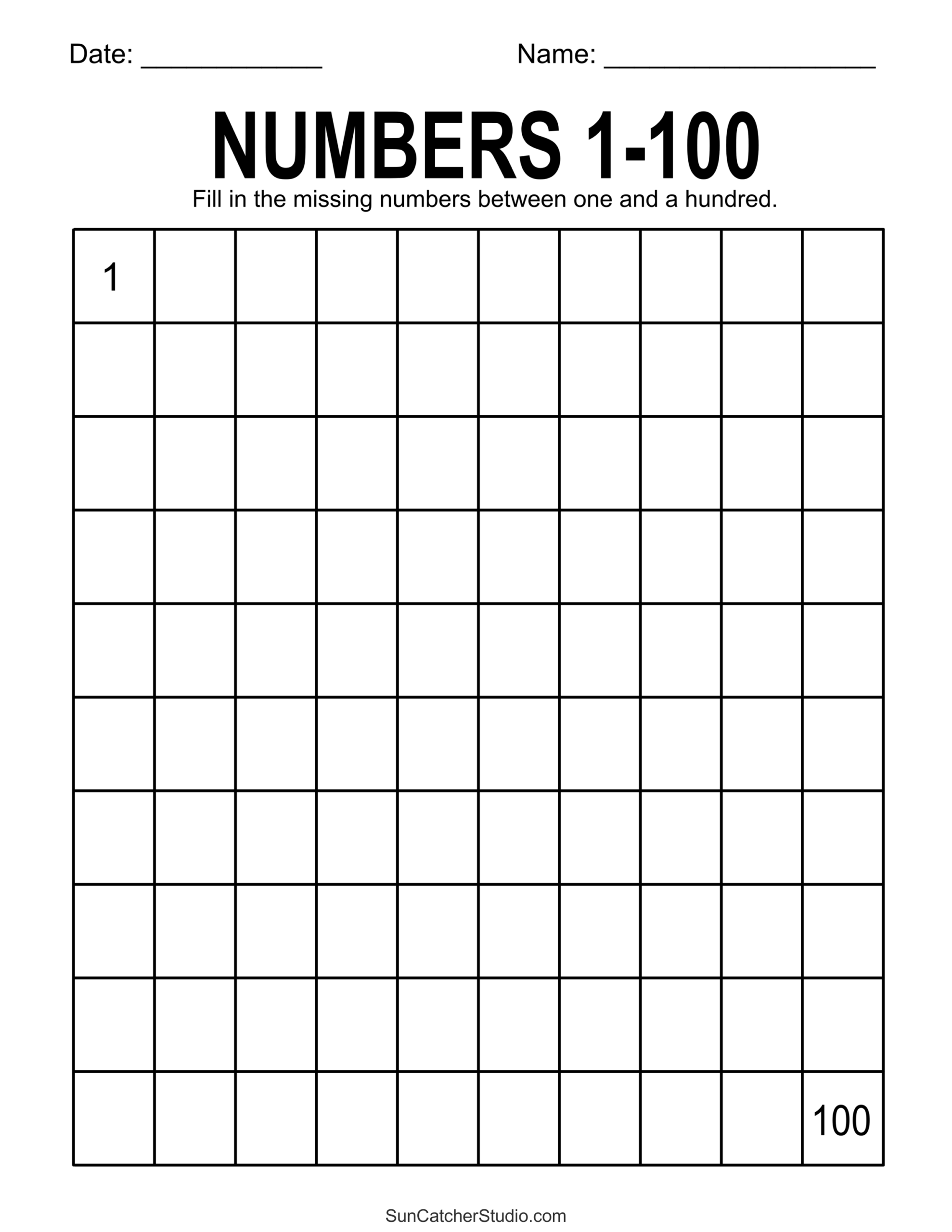 Printable Graph Paper 100 X 100