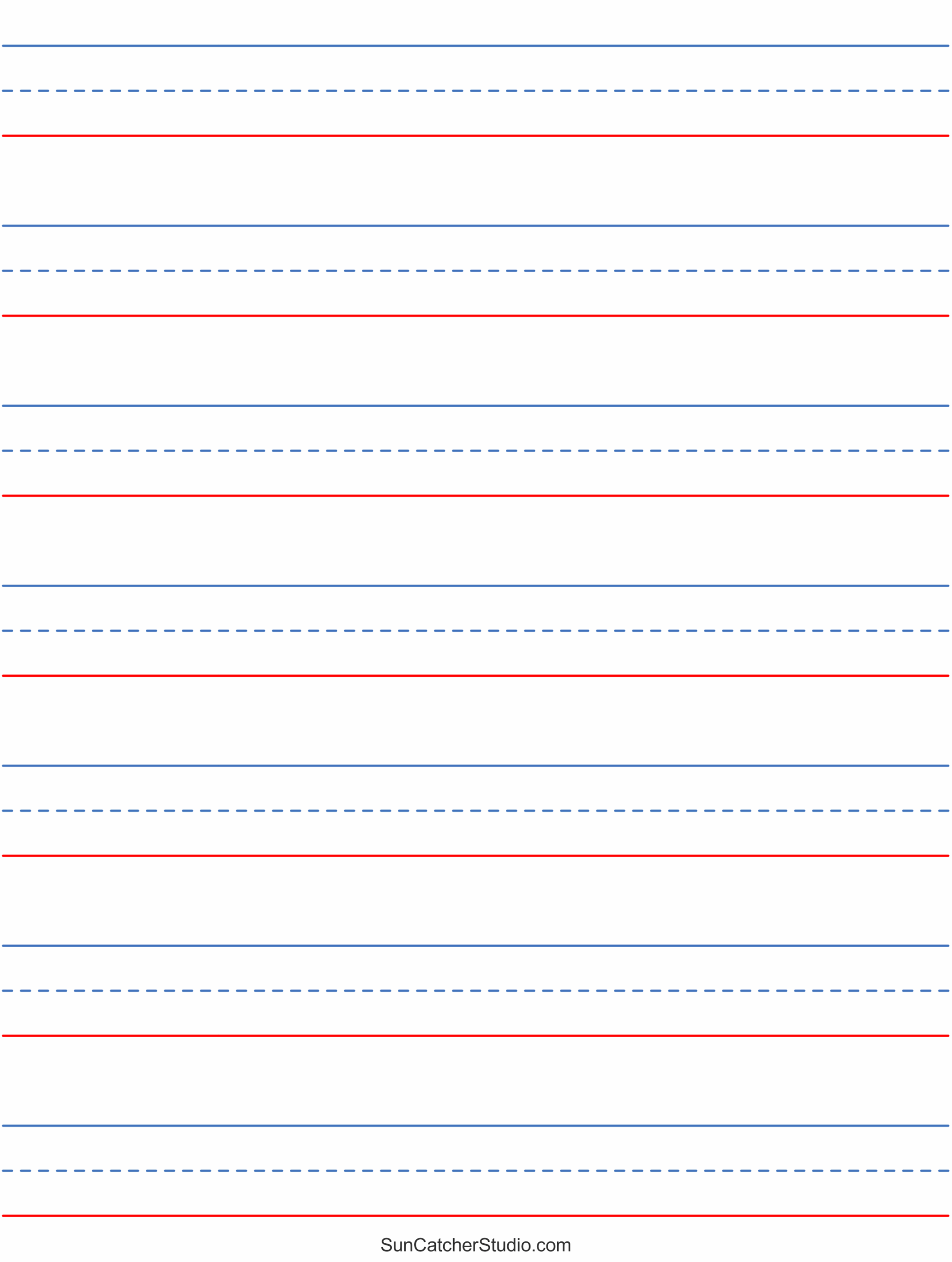 Printable Double Lined Graph Paper