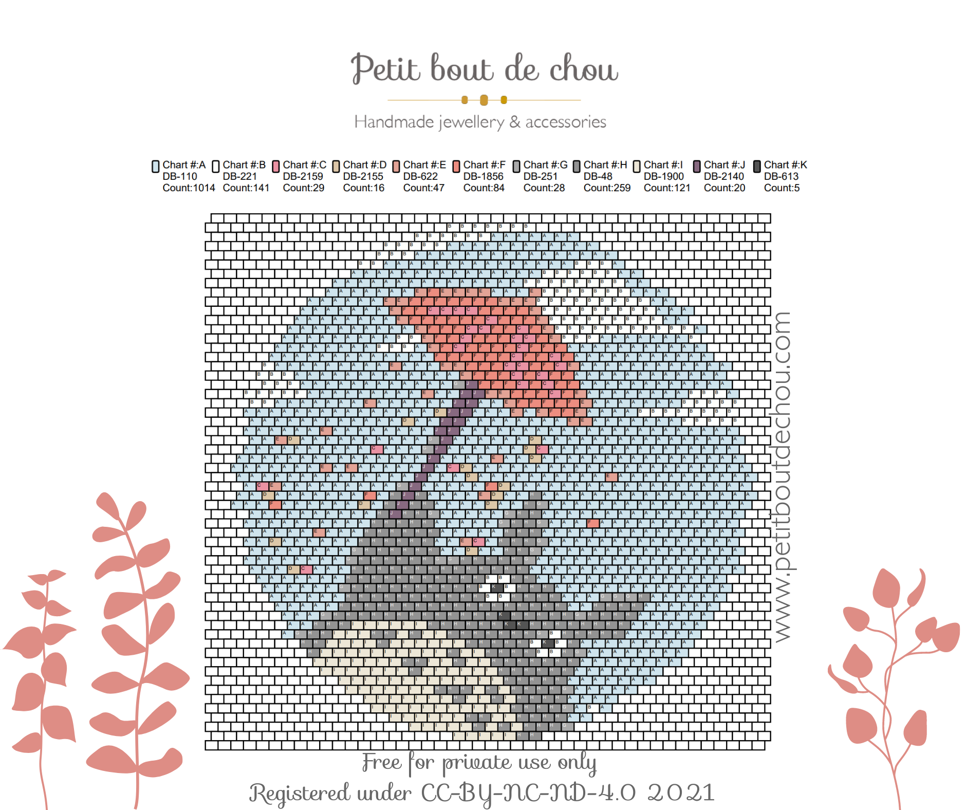 Freebie Miyuki Totoro Brick Stitch Free Pattern Petit Bout De Chou