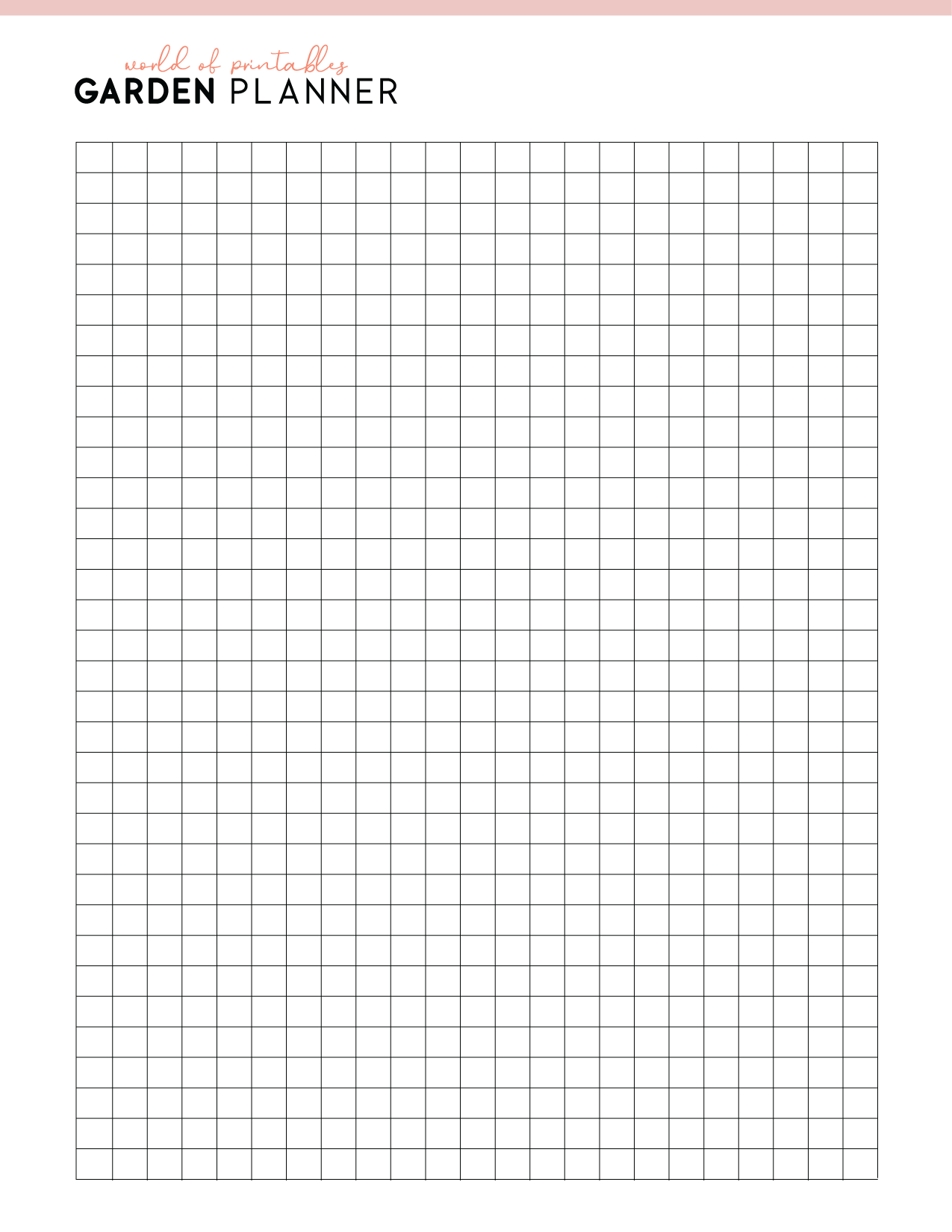 Garden Planner Templates World Of Printables