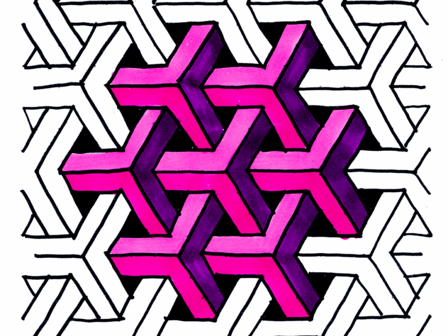 Geomegic Patterns For Triangle Grid Page