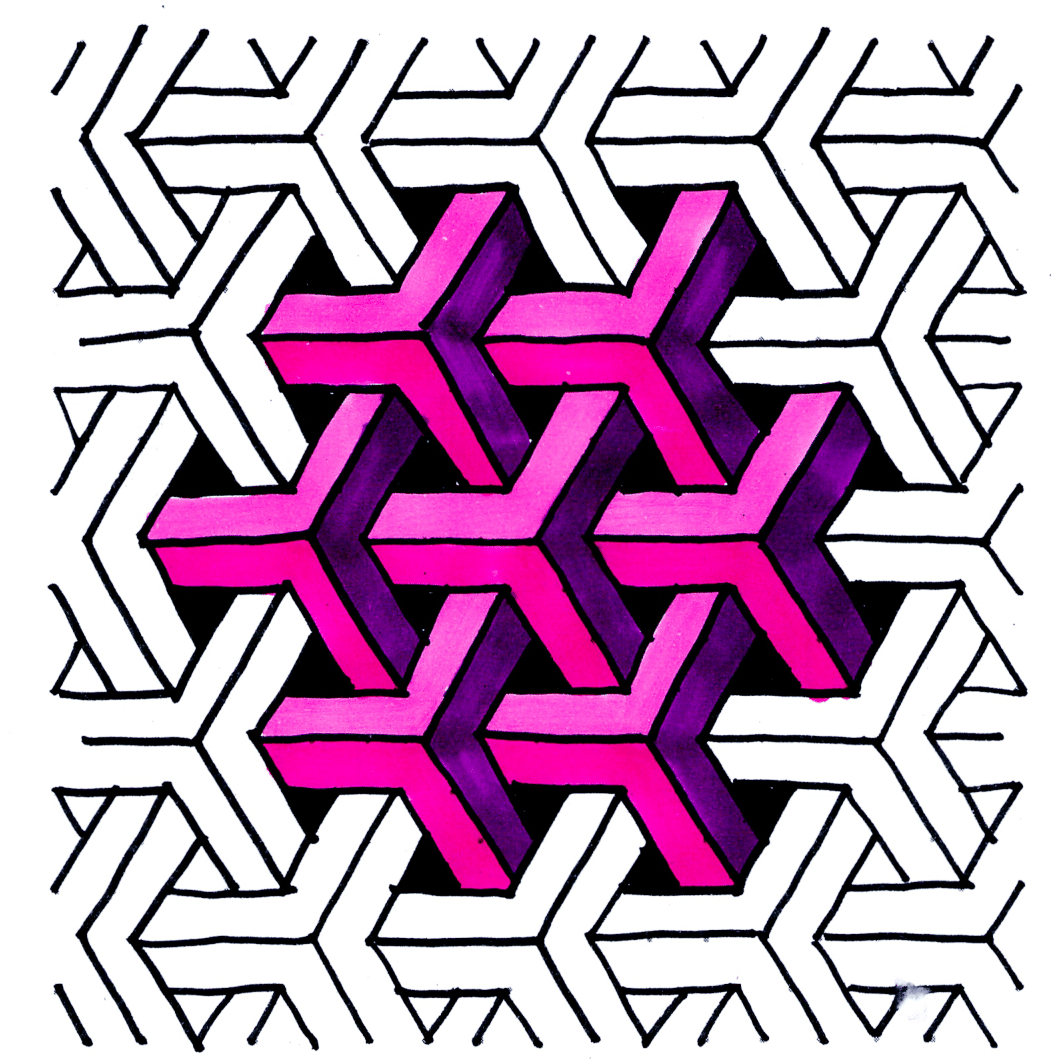 Geomegic Patterns For Triangle Grid Page