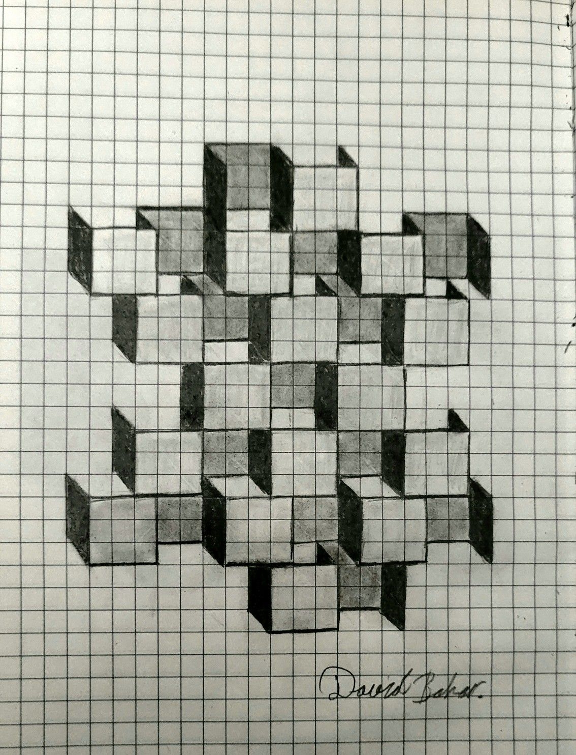 Geometric Drawing With Graph Paper