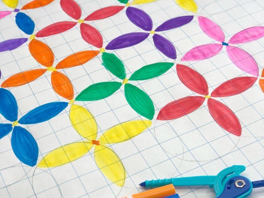 Geometric Math Art With Circles Teach Beside Me