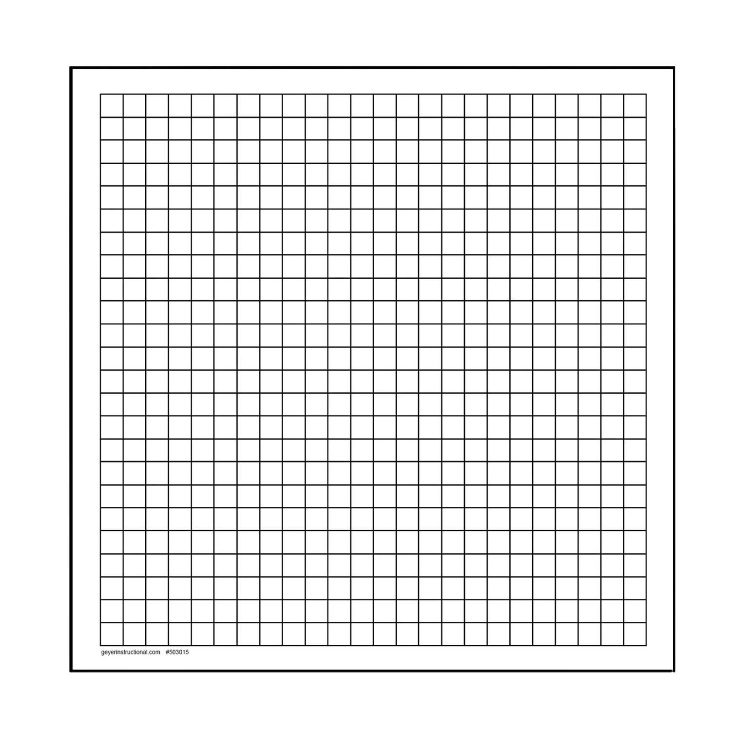 Geyer Instructional Easy Cling Graph Paper 20 in X 20 in Walmart